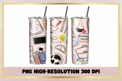 Back to school teacher 20 Oz Skinny Tumbler sublimation Product Image 1