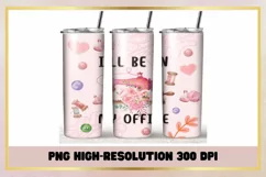 Sewing Lovers Watercolor 20 oz Skinny Tumbler Wrap Product Image 1