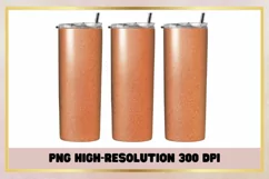 20 Oz Skinny Tumbler Glitter Gold sublimation Product Image 1
