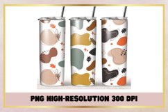 Bohemian Flower 20oz Skinny Tumbler Sublimation Full Wrap Product Image 1