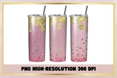 Christmas Glitter 20 Oz Skinny Tumbler sublimation Product Image 1