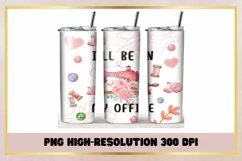 Sewing Lovers Watercolor 20 oz Skinny Tumbler Wrap Product Image 1