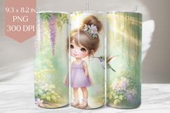 Hummingbird Tumbler Wrap PNG Product Image 1