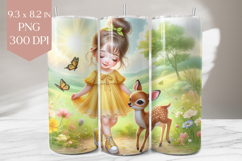 Sunshine Deer Girl Sublimation Product Image 1