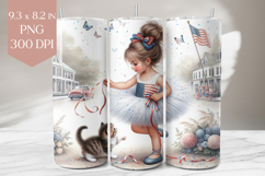 Fourth of July Parade Tumbler Wrap Product Image 1