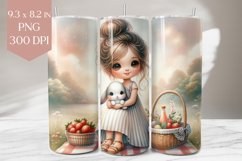 Picnic &amp; Fireworks Bunny Tumbler Wrap Product Image 1