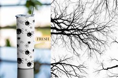 Tumbler wrap 20 oz halloween sublimation seamless spiders Product Image 3