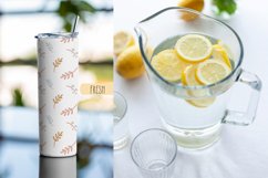 Tumbler wrap 20 oz plant twigs style sublimation seamles Product Image 3