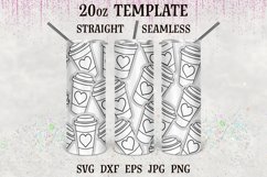 Coffee Tumbler Burst svg, Burst template svg, Product Image 1