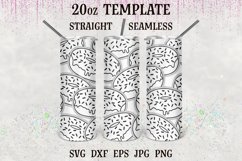 Donut Tumbler Burst svg, Burst template svg, Tumbler sv Product Image 1