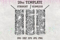 Inspiration Words Tumbler Burst svg, Burst template svg, Product Image 1