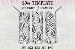 Skeleton Finger Tumbler Burst svg, Burst template svg, Tumbl Product Image 1