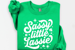 Sassy Little Lassie svg | St Patricks Day Shirt svg Product Image 3