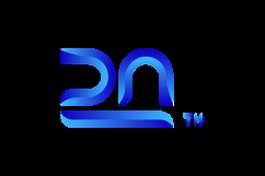 20th anniversary logo gradient blue template number isolated Product Image 2