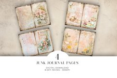 Wedding Junk Journal Digital Paper Bi-fold Product Image 1