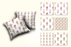 Cute ice cream seamless pattern. Print for cloth design Product Image 2