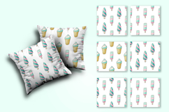 Wonderful bright ice cream seamless pattern. Summer Product Image 2