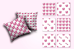 Cute pattern with sweets. Candies. Raspberry lollipops Product Image 2