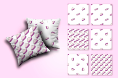 Pink candy seamless pattern. Cute pattern with sweets. Print Product Image 2