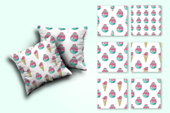 Ice cream in vases seamless pattern. Wonderful Summer Product Image 2