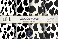 Cow Skin Print Pattern | Cowhide Pattern Product Image 1