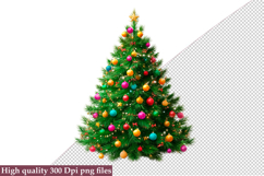 Christmas Tree Clipart Bundle Png Product Image 9