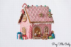 Pink Christmas Gingerbread sublimation Clipart PNG Product Image 1