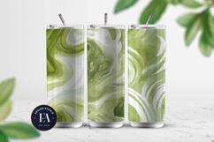Watercolor Matcha Pattern, Green Wash Texture Product Image 2
