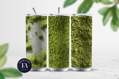 Matcha Powder Texture, Green Matcha Dust Digital Paper Product Image 2
