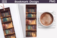 Bookmark Books Printable | Bookmark Sublimation PNG Product Image 1