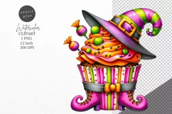 Halloween clipart, Cupcake clipart, Autumn clipart Product Image 1