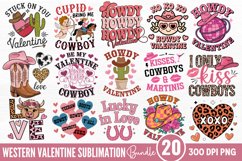 Western Valentine Sublimation Bundle PNG Product Image 1