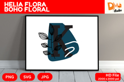 Helia Flora Boho Floral Monogram Product Image 1
