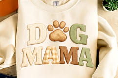 Mother's Day PNG, Crochet MAMA PNG, Faux Yarn Mama Bow PNG Product Image 13