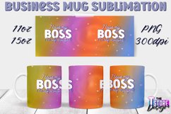 Business Mug Quotes Sublimation | 11 Oz 15 Oz Mug Design v.1 Product Image 1