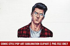 Comic Style Pop Art Sublimation Clipart PNG Product Image 1