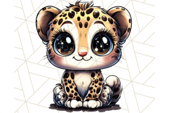 Safari Animals Clipart Png, Cute Kawaii Style for Crafts Product Image 5