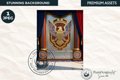 Patriotic Americana Backdrops - 4th of july backgrounds Product Image 1