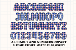 4th July Alphabet png clipart, independence letters doodle Product Image 2