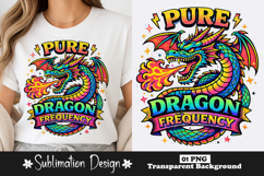 Pure Dragon Frequency Sublimation PNG Product Image 1