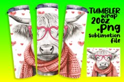 Charming Red Heart Cow Wrap, Fun Product Image 1