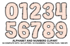 Japanese Alphabet &amp; Numbers Clipart PNG 300 DPI Product Image 5