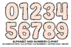 Japanese Alphabet & Numbers Clipart PNG 300 DPI Product Image 5
