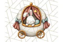 Royal Carriage & Princess Vehicle PNG Clipart for Fairytales Product Image 5