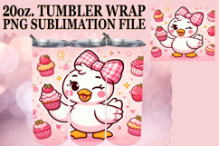 ENCHANTING MOMENTS 20oz TUMBLER WRAP, Cute Goose Product Image 1