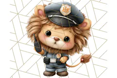 Zoo Animal Occupations PNG, Cute Career Clipart Product Image 5