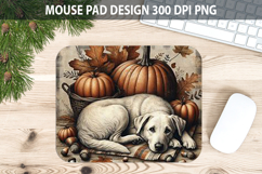 Dog Mouse pad Sublimation - Thanksgiving PNG Design Product Image 1