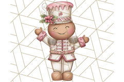 Gingerbread People Clipart, Cute Cookie PNG Illustrations Product Image 5