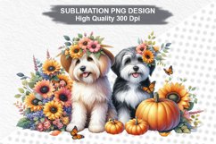 Halloween Dog - Halloween clipart Sublimation PNG Design Product Image 1