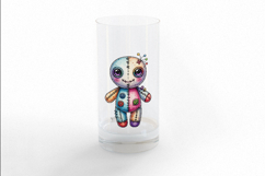 Colorful Pin Head Stitched Doll Halloween Voodoo PNG Product Image 3